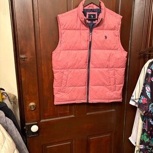 U.S. Polo Assn. Coral Puffer Vest for Men